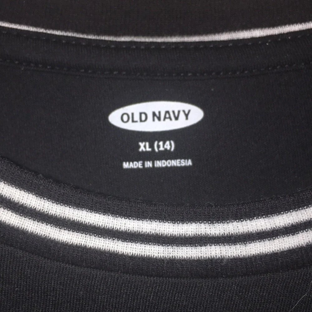 Old Navy Relaxed Graphic Ringer Tee